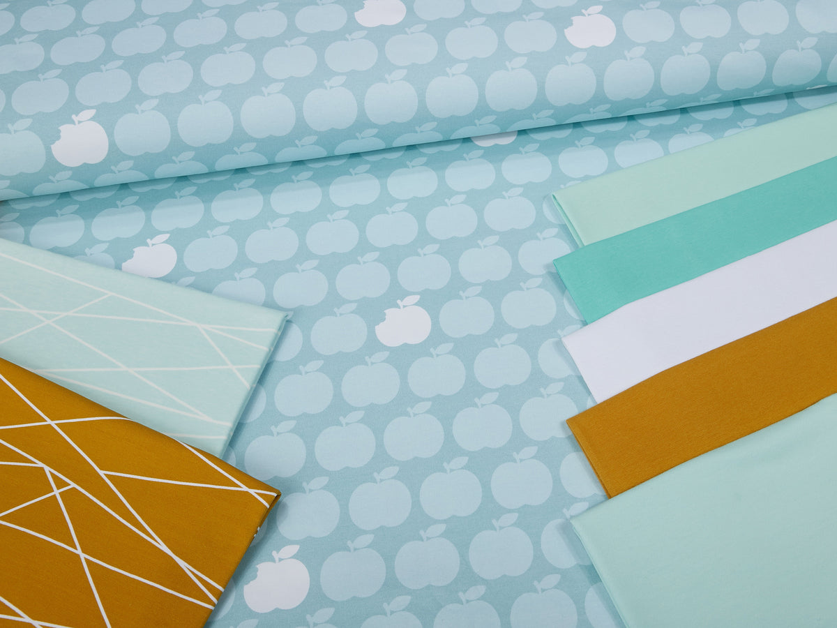 Jersey-Stoff "NEW applebite #mint" (0,25m)