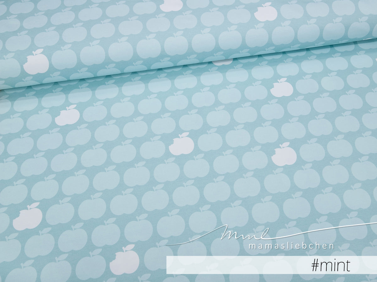 Jersey-Stoff "NEW applebite #mint" (0,25m)