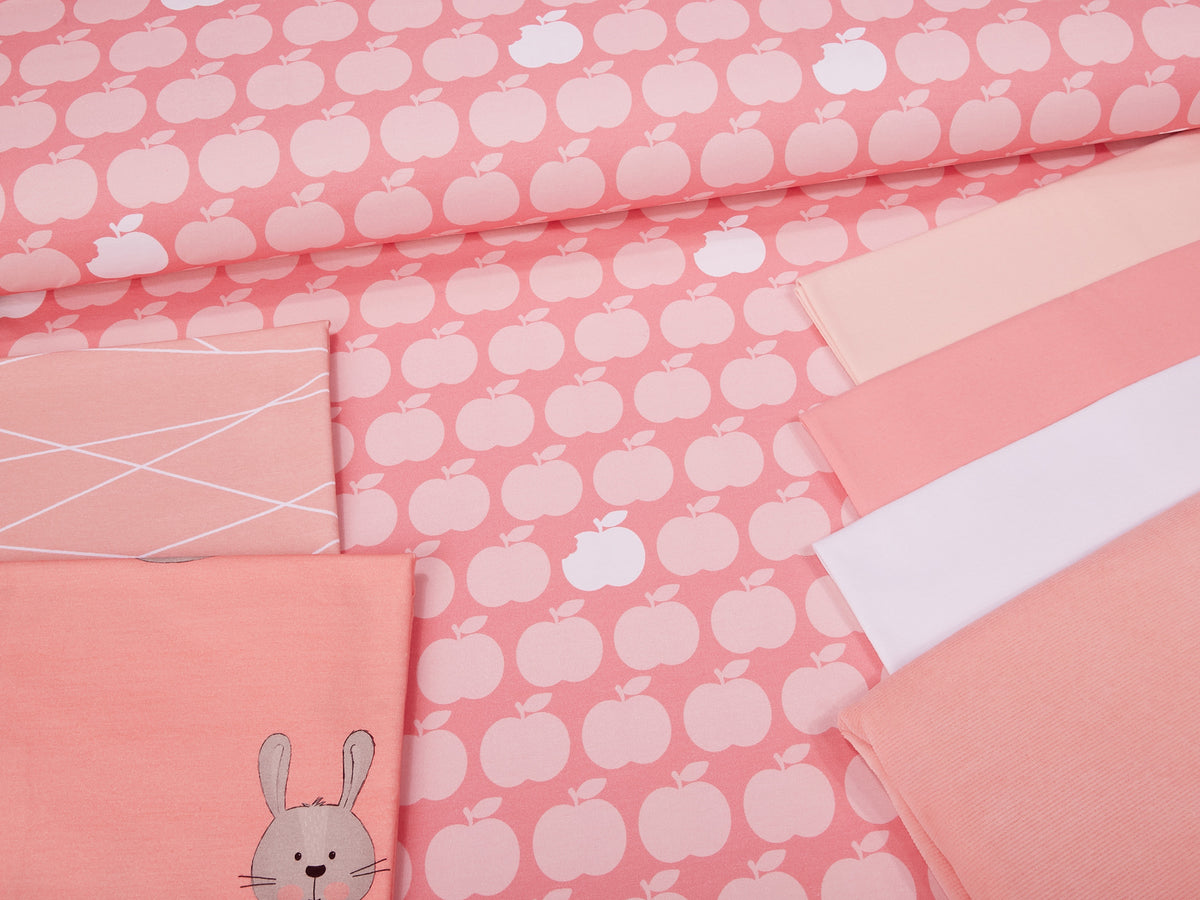 Jersey-Stoff "NEW applebite #oldrose" (0,25m)