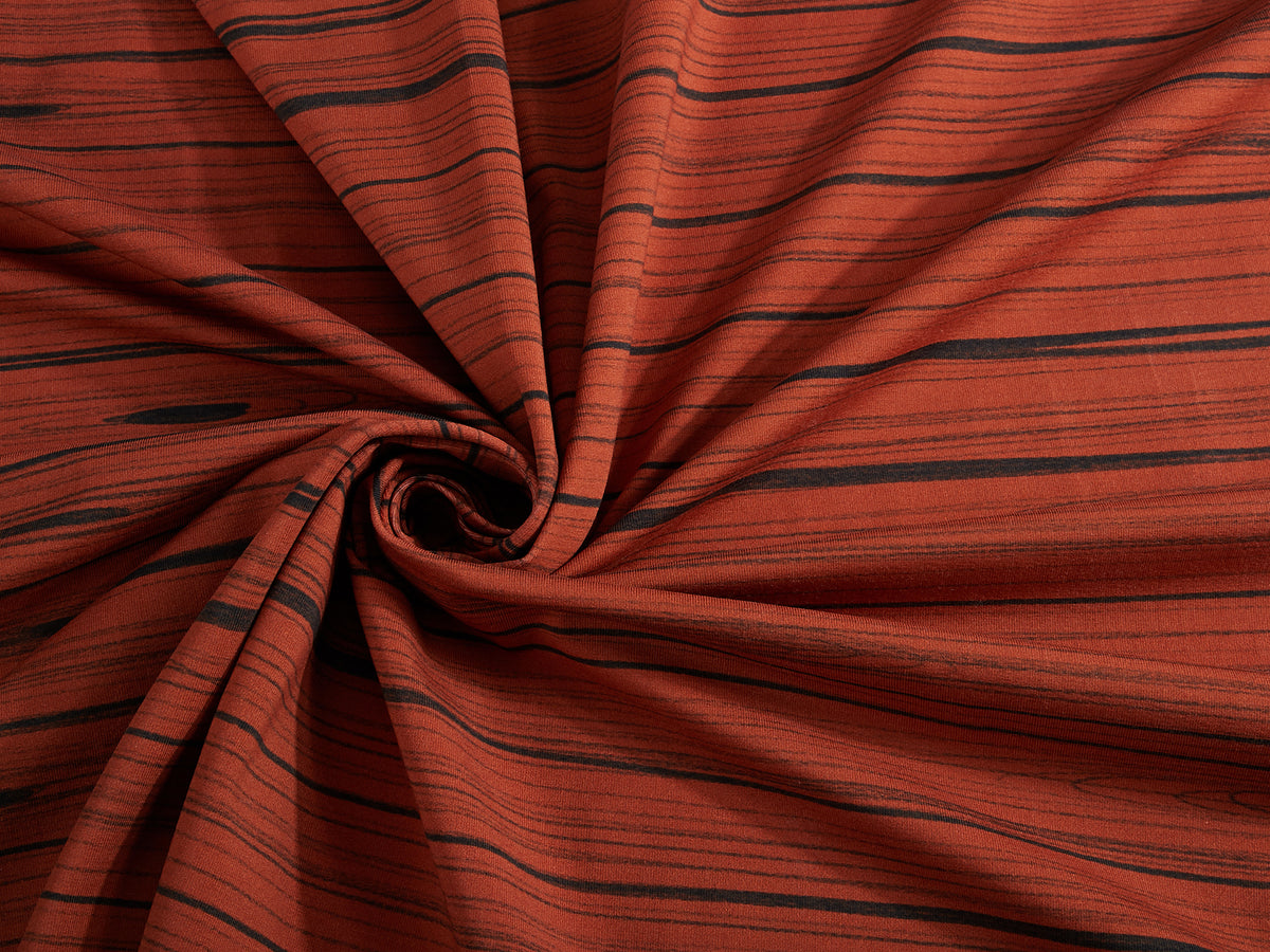 Jersey-Stoff "Noahs Abenteuer #rust" (1Panel/ ca.0,65m)
