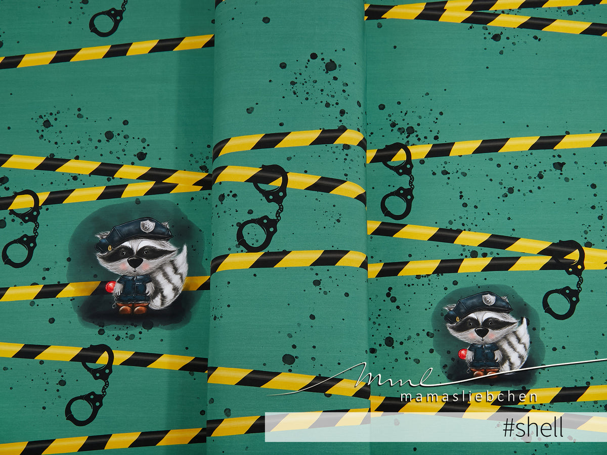 Jersey-Stoff "Officer Bo #shell" (1Panel/ ca.0,65 m)