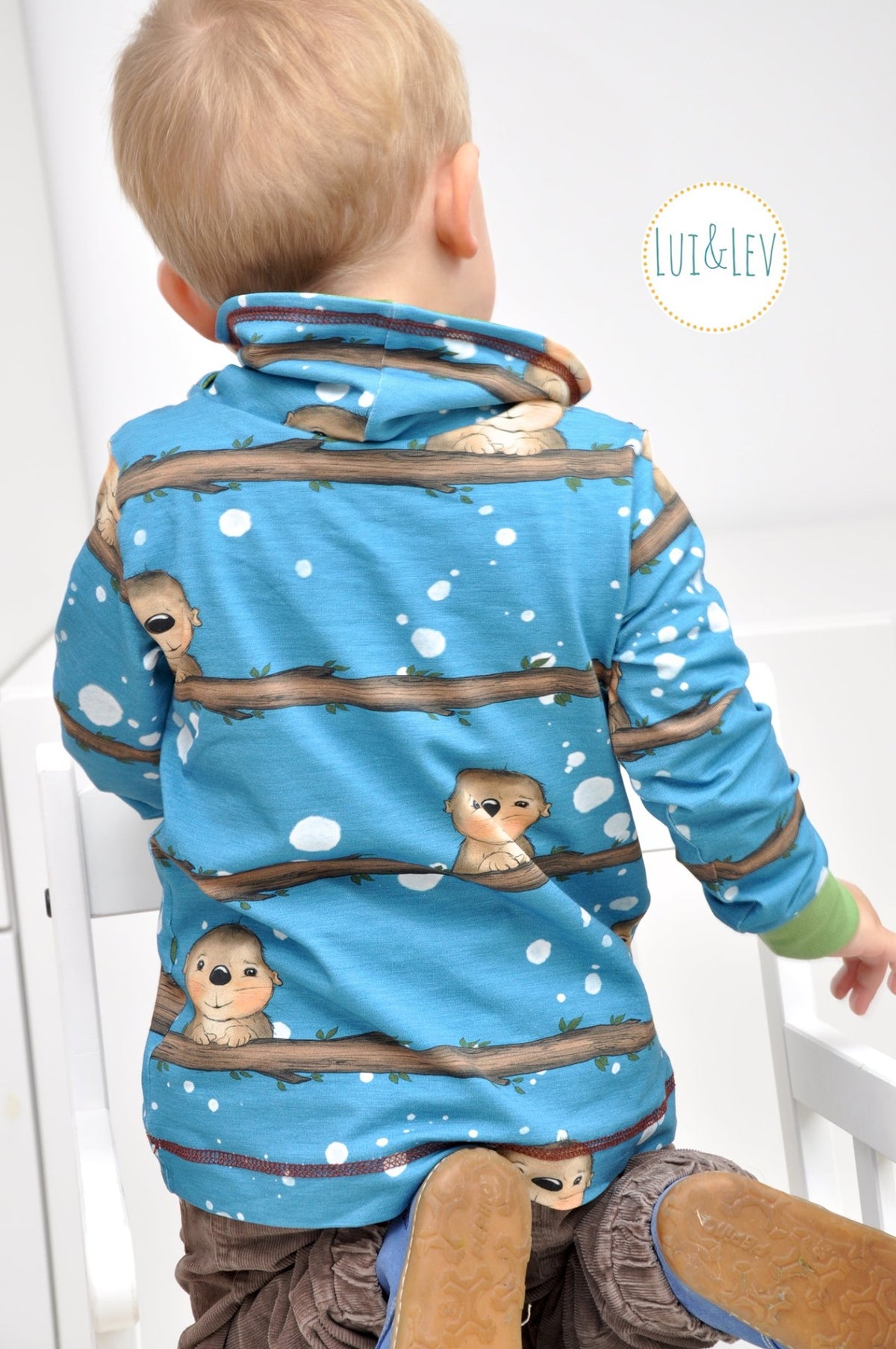 Jersey-Stoff "Ottfried #blue" (1Panel/ ca.0,65m)