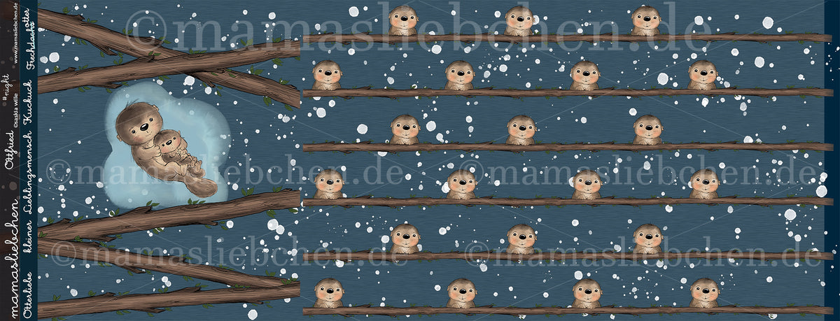 Jersey-Stoff "Ottfried #night" (1Panel/ ca.0,65m)