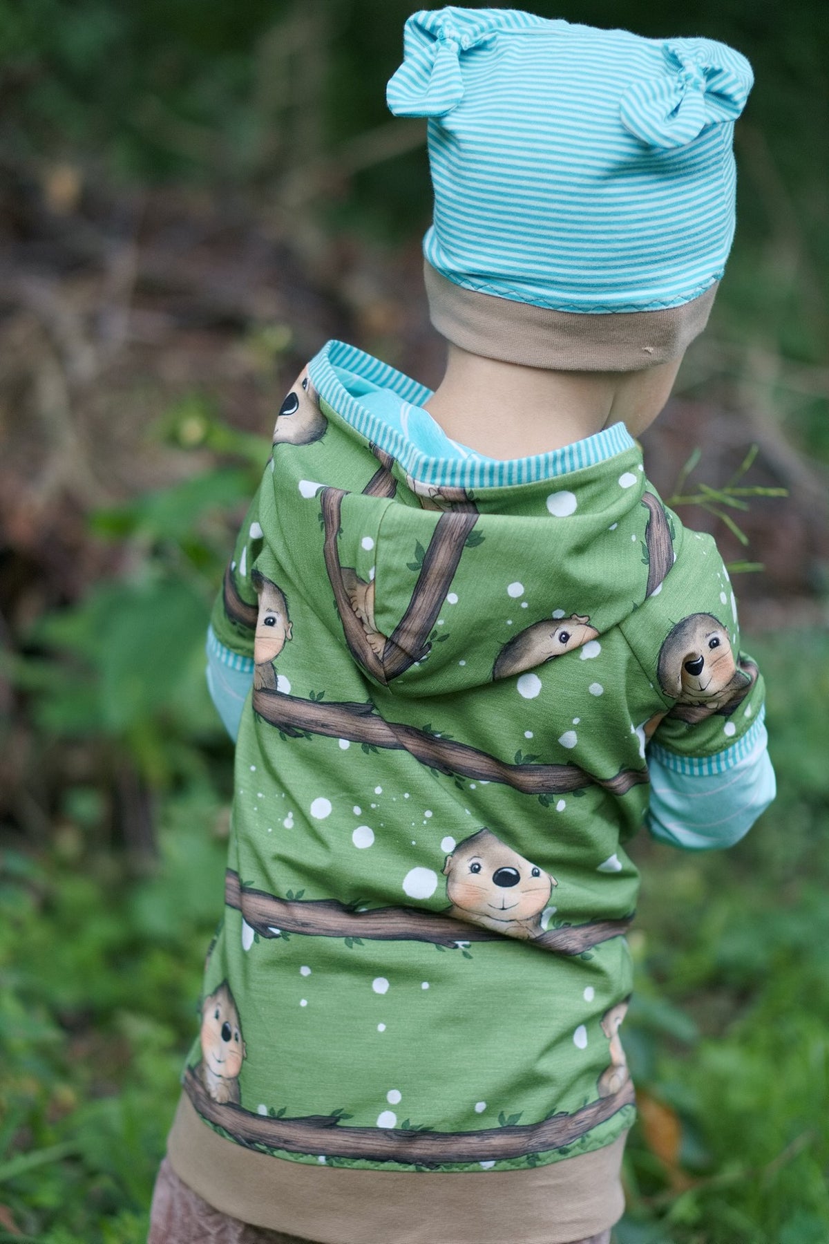 Jersey-Stoff "Ottfried #olive" (1Panel/ ca.0,65m)