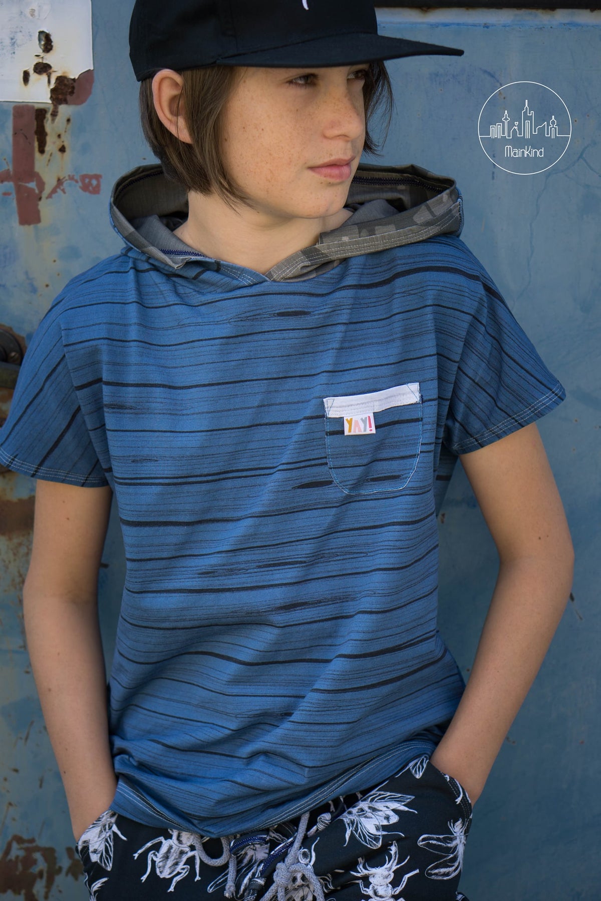 Jersey-Stoff "Planken Piet #smoky" (0,5m)
