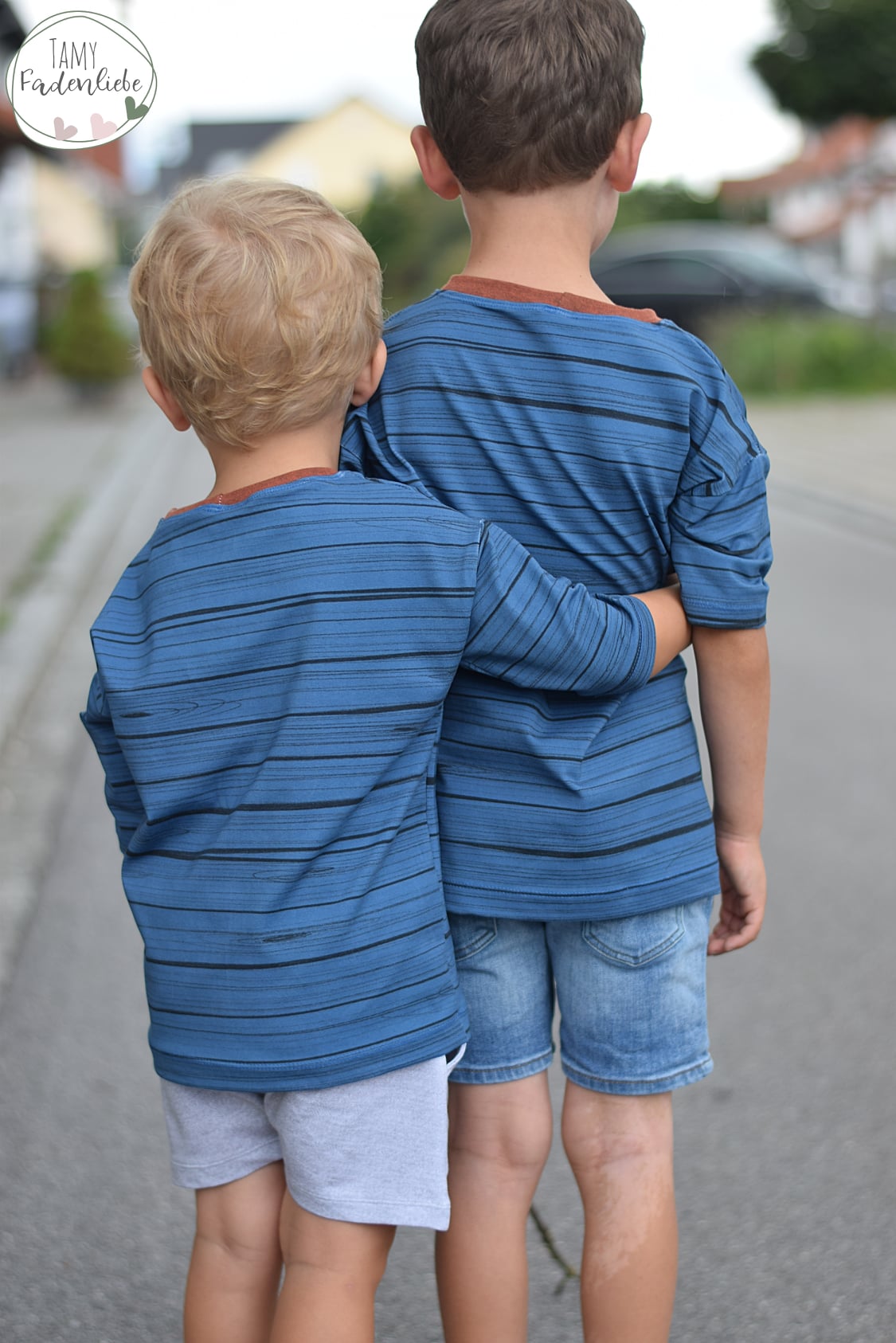 Jersey-Stoff "Planken Piet #smoky" (0,5m)