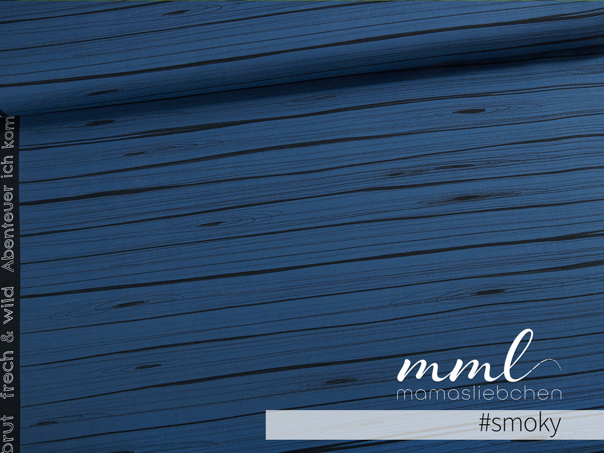 Jersey-Stoff "Planken Piet #smoky" (0,5m)