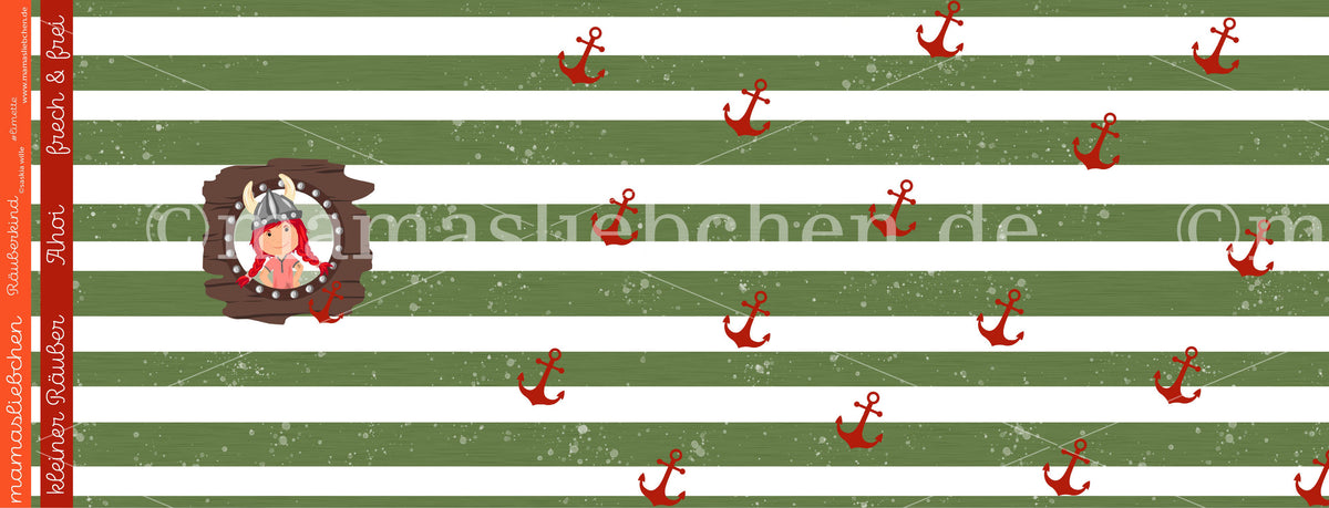 Jersey-Stoff "Räuberkind #limette" (1 Panel, ca. 0,65m)
