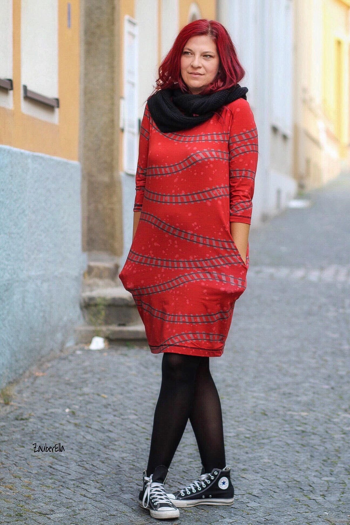 Jersey-Stoff "Rails #red" (0,5m)