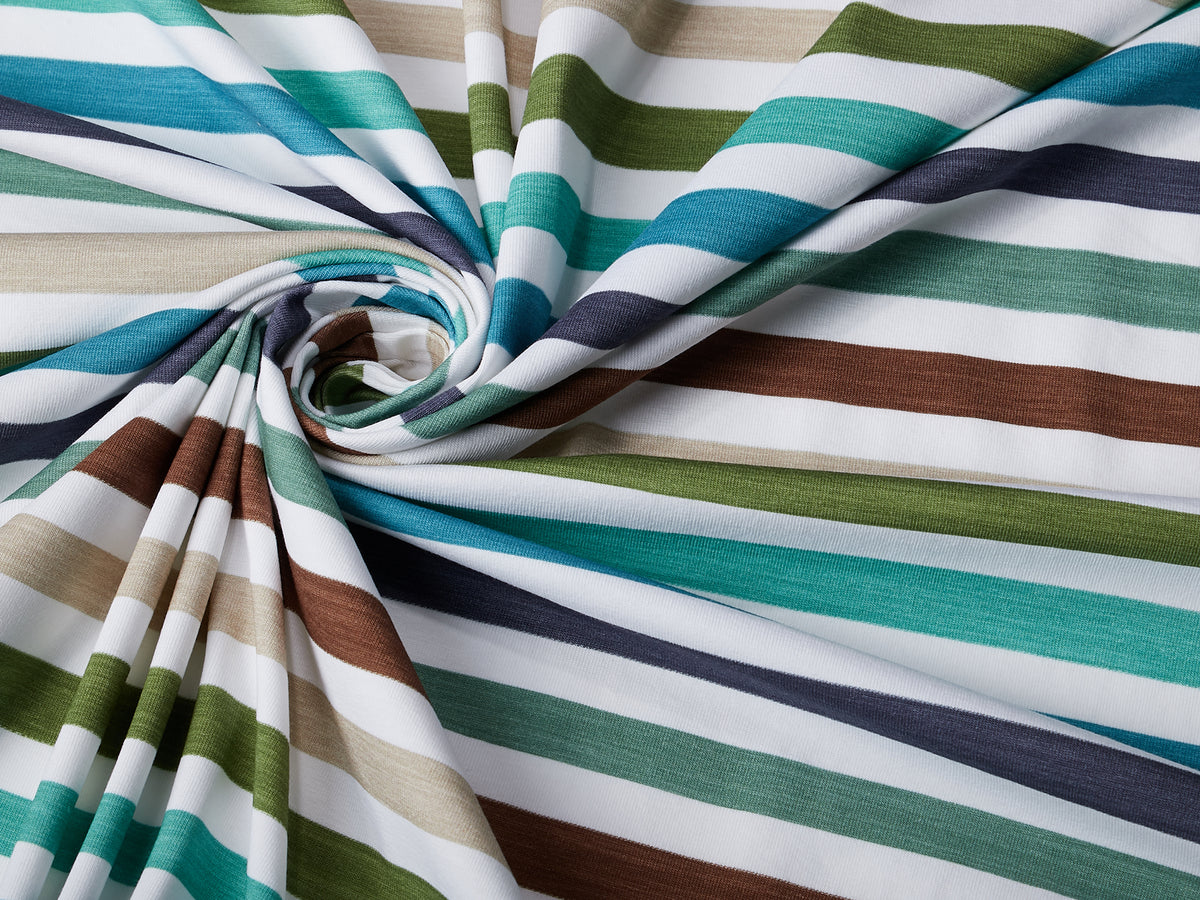 Jersey-Stoff "RB`stripes #rainbow dust" (0,25m)