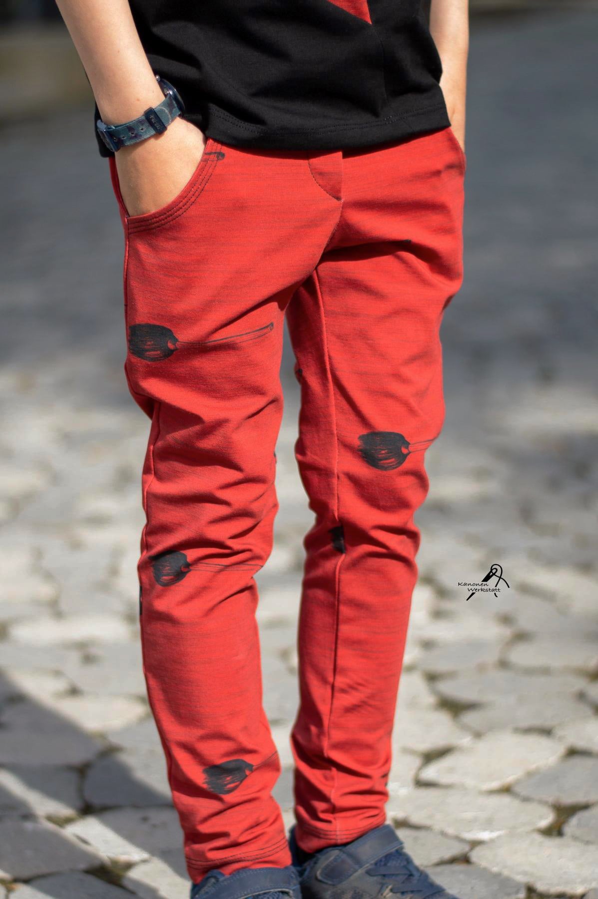 Jersey-Stoff "Schlotterblitz #red" (0,5m)