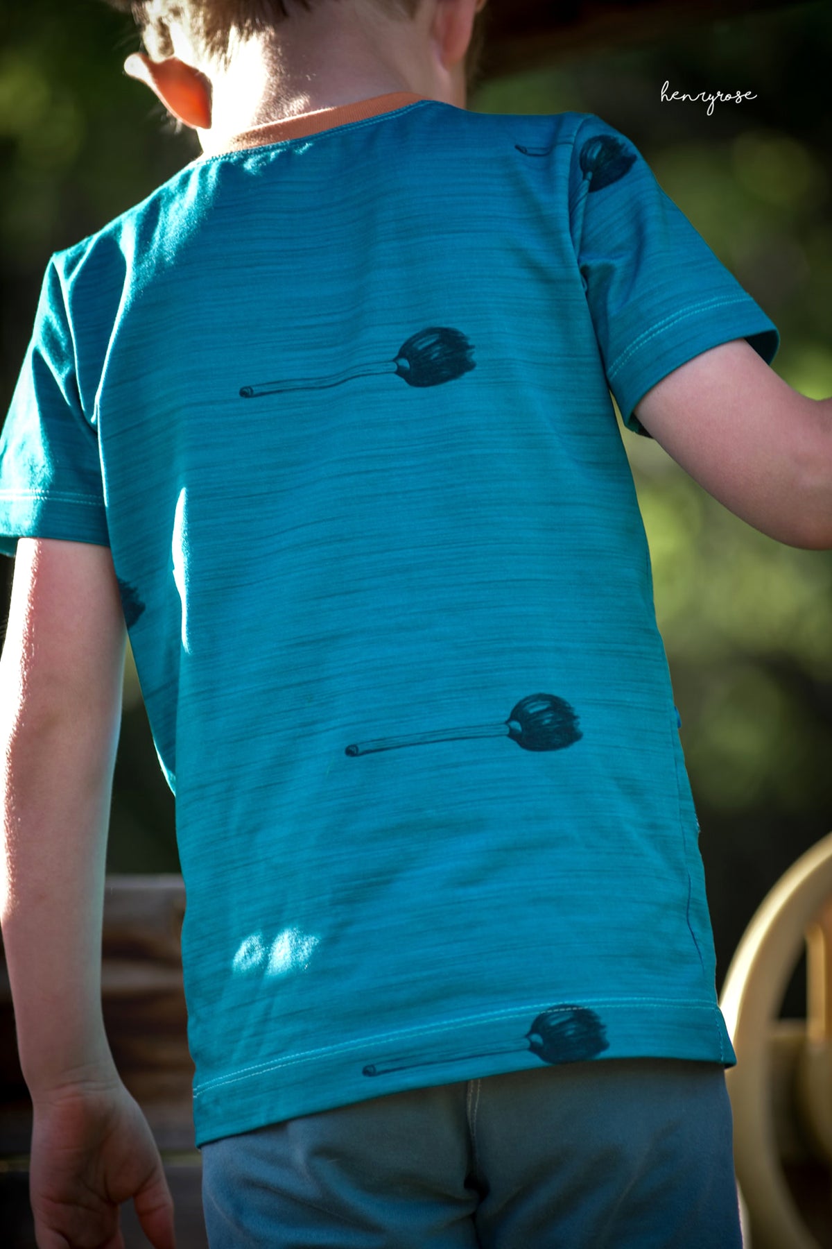 Jersey-Stoff "Schlotterblitz #teal" (0,25m)