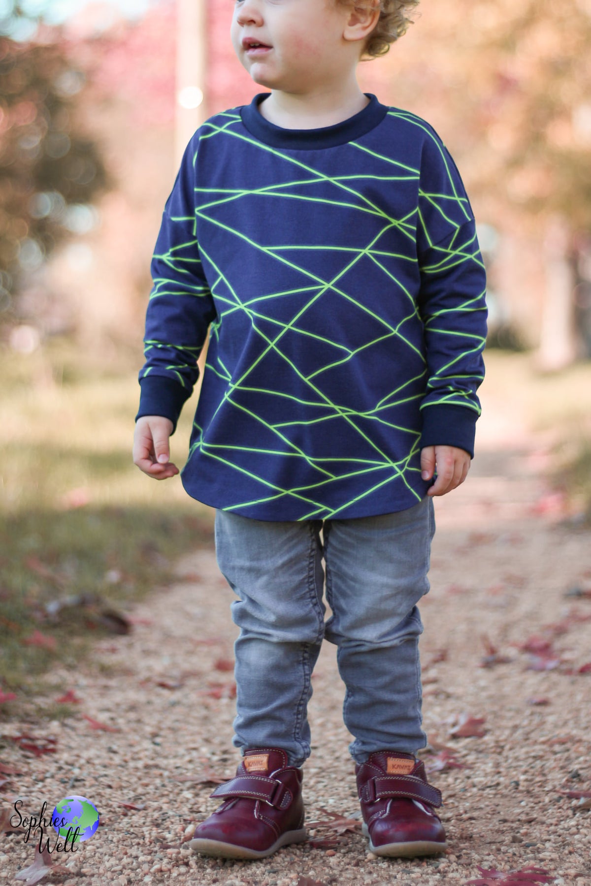Jersey-Stoff "shapelines Basic #blue neon" (0,25m)