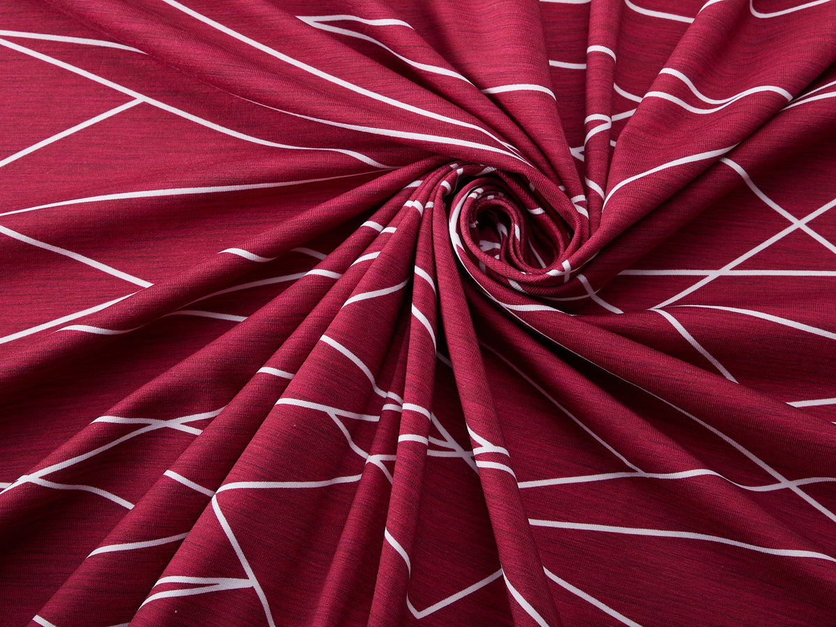 Jersey-Stoff "shapelines Basic #magenta" (0,25m)