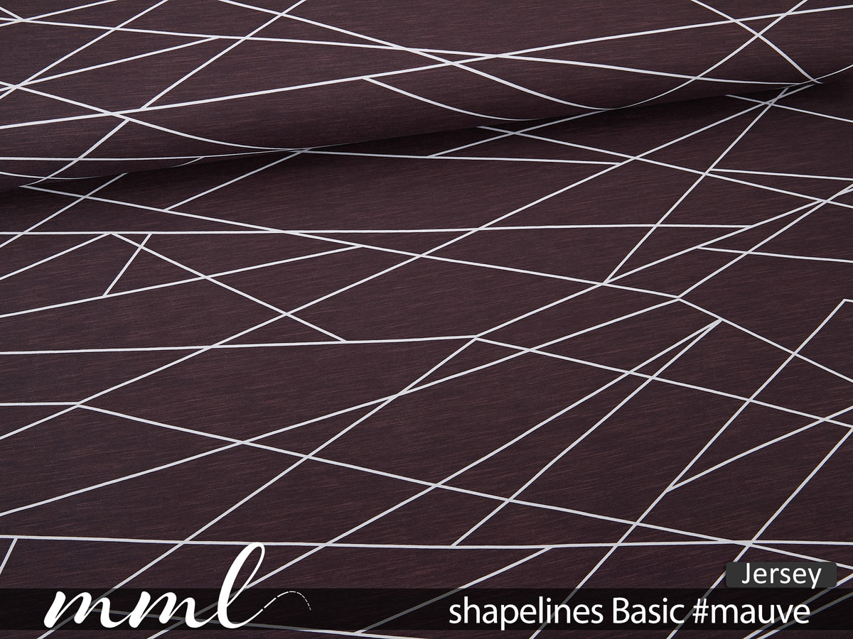 Jersey-Stoff "shapelines Basic #mauve" (0,25m)