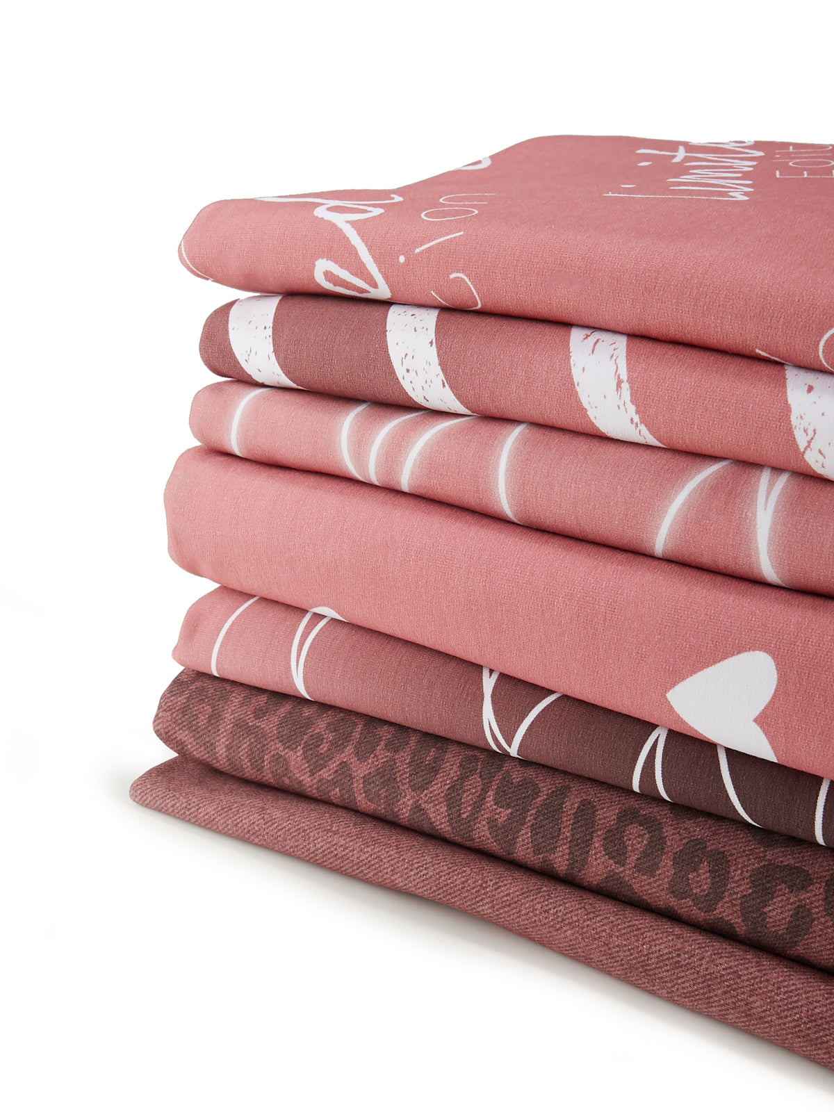 Jersey-Stoff "Shapelines #LE rose" (0,25m)