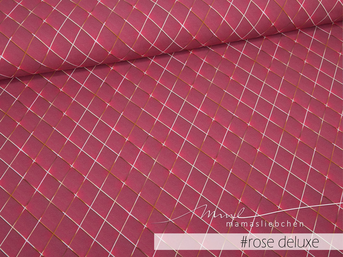 Jersey-Stoff "shapesquare #rose deluxe" (0,5m)