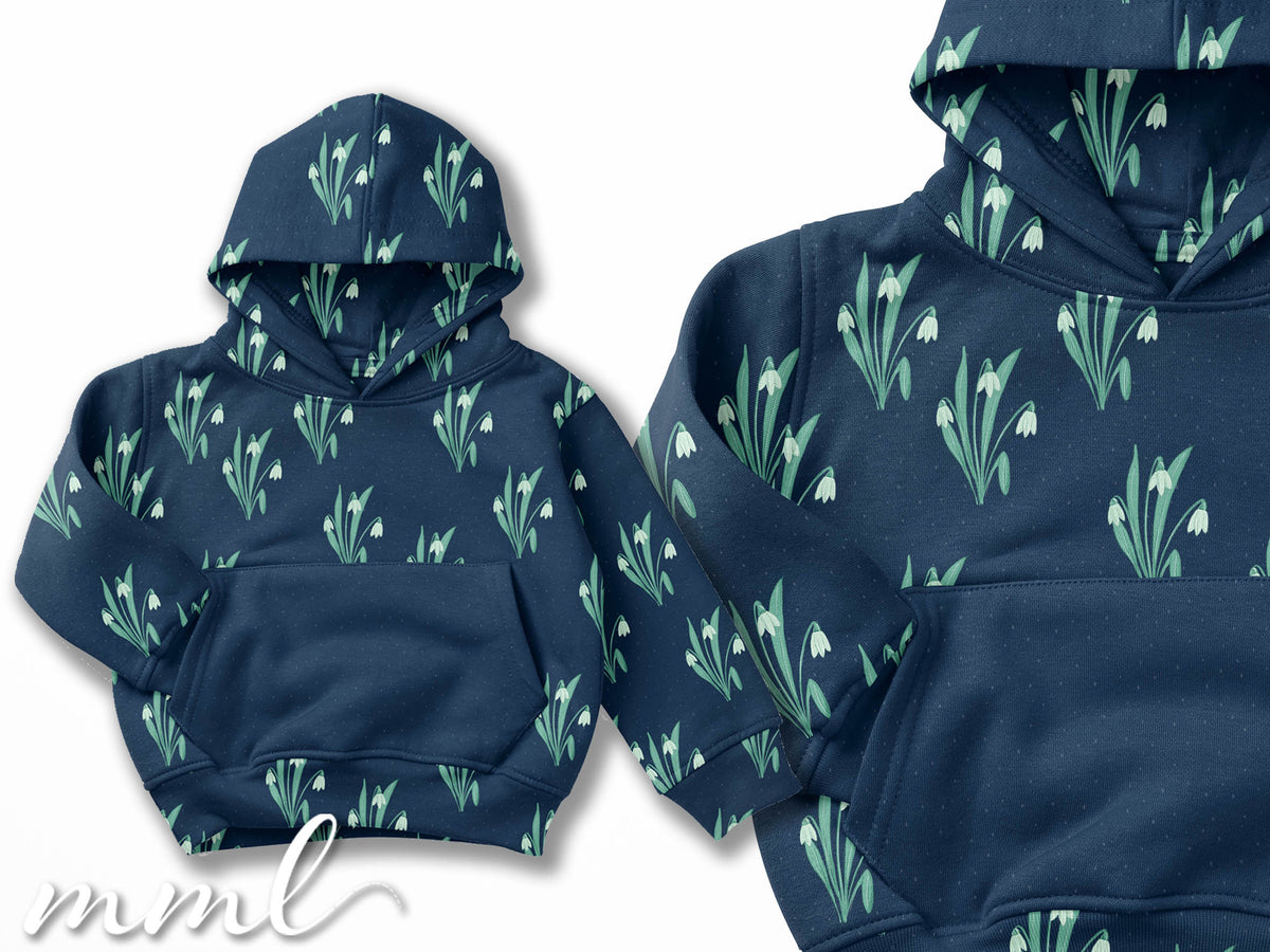 Jersey-Stoff "Snowdrop #blue mint" (0,25m)