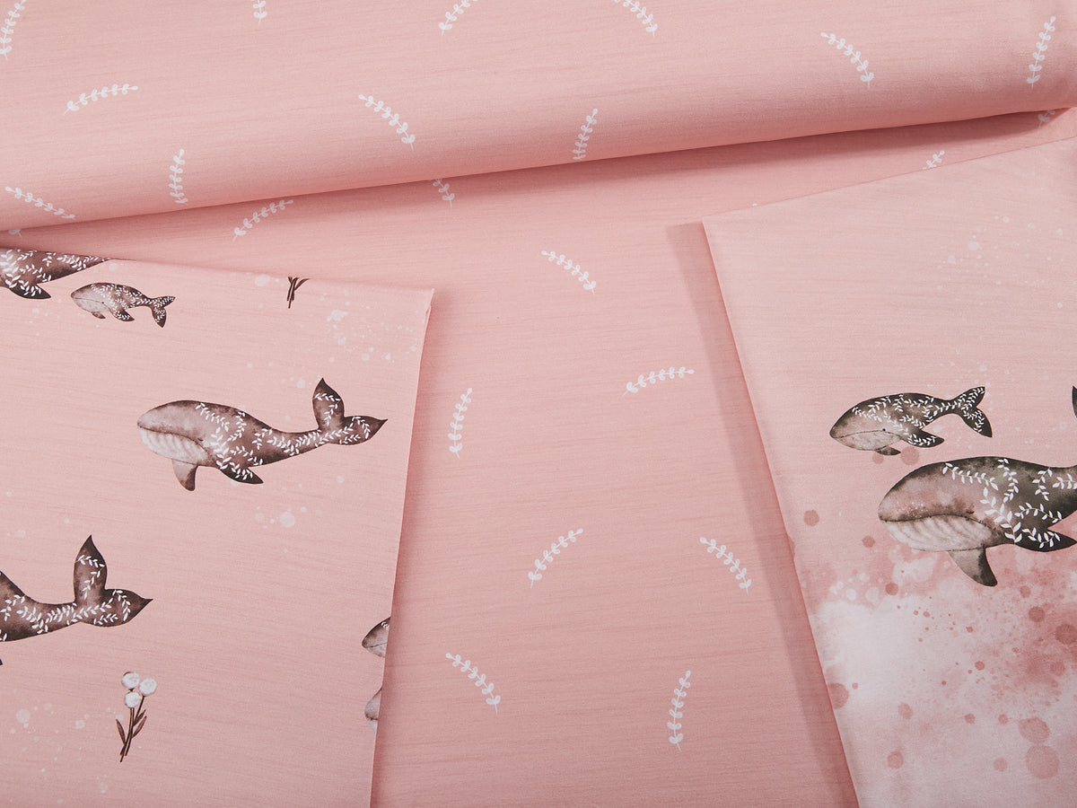 Jersey-Stoff "sprig #rose" (0,5m)