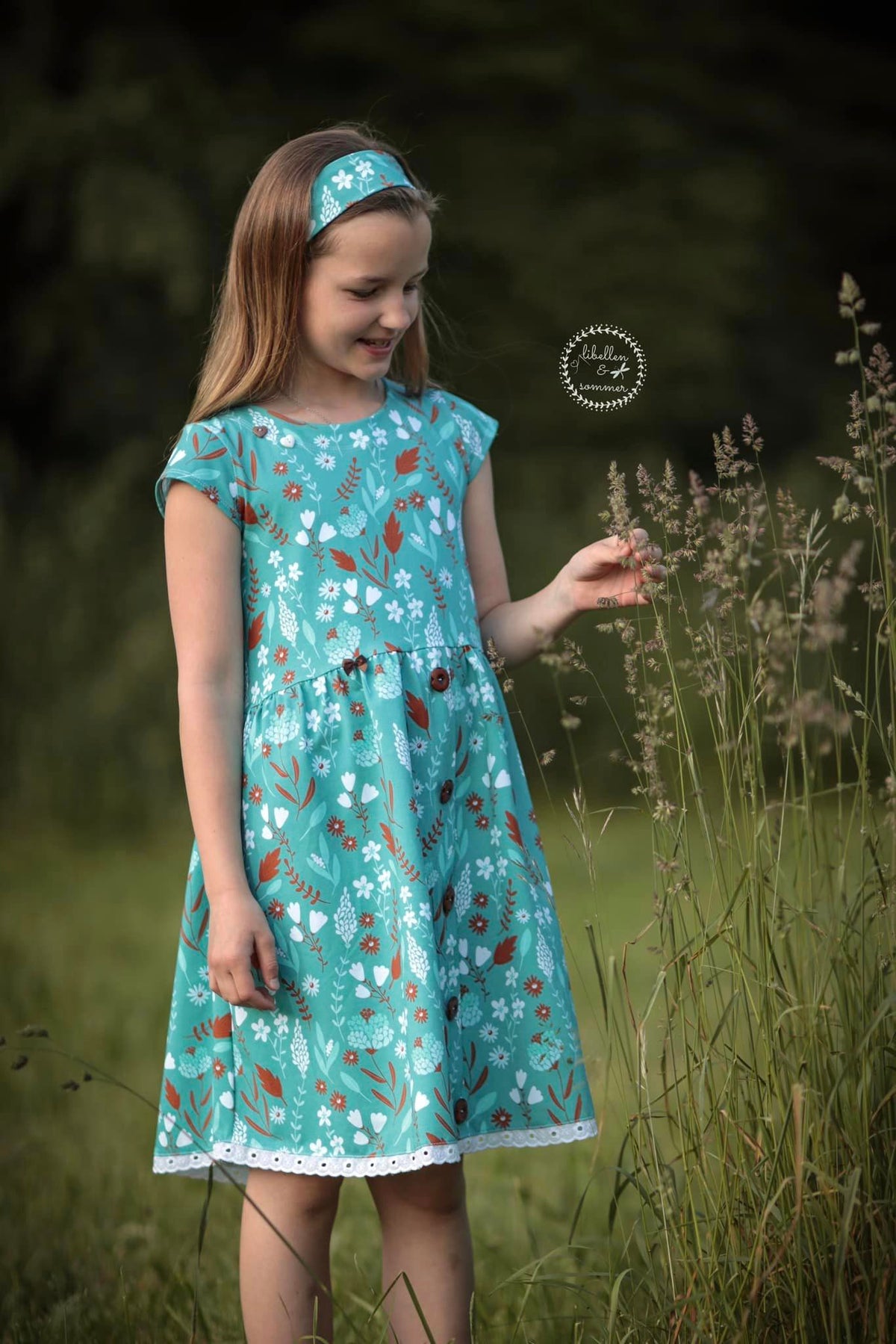 Jersey-Stoff "Spring Rain #smoky" (0,25m)