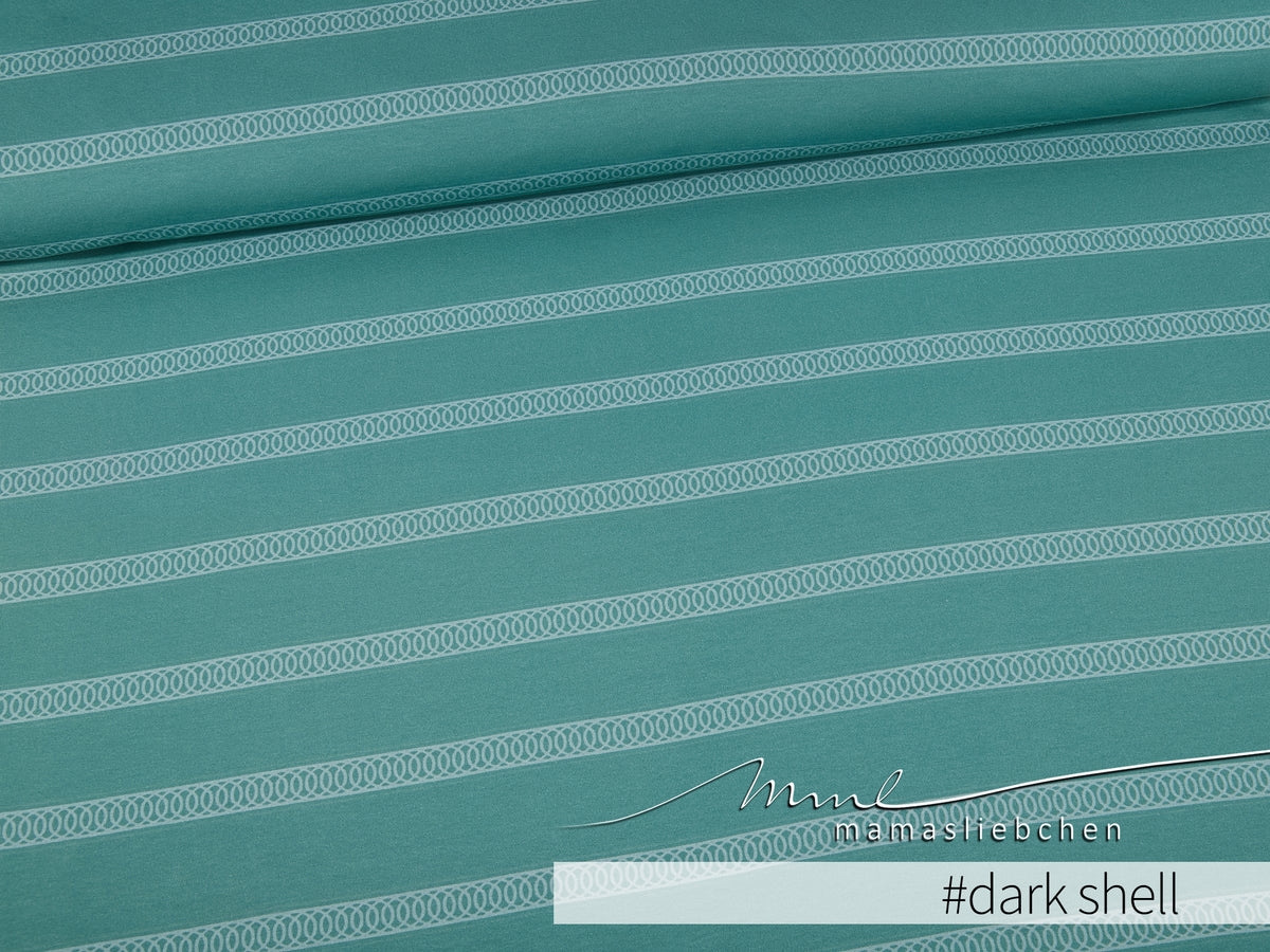 Jersey-Stoff "streamers #dark shell" (0,25m)