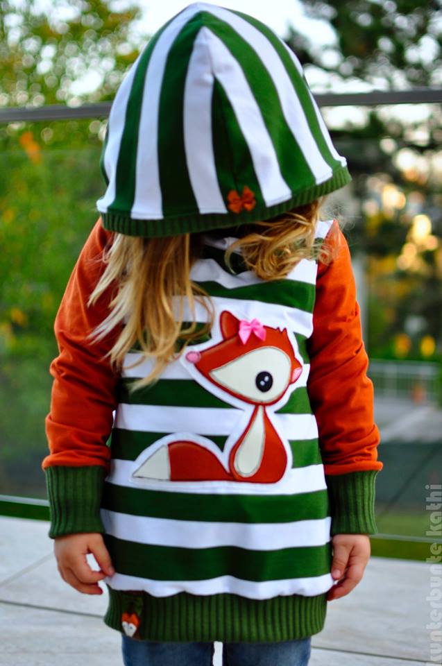 Jersey-Stoff " stripes #olive melange" (0,5m)