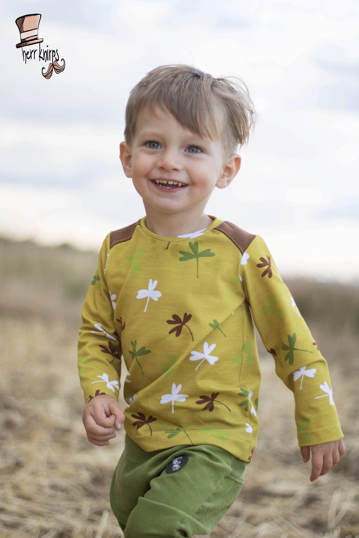 Jersey-Stoff "swirled #forest" B-Ware (0,25m)