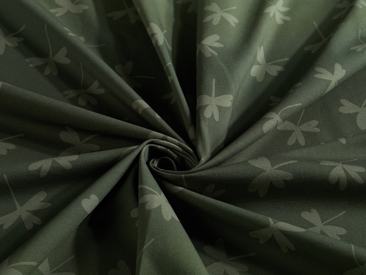 Jersey-Stoff "Swirled #sage" (0,25m)