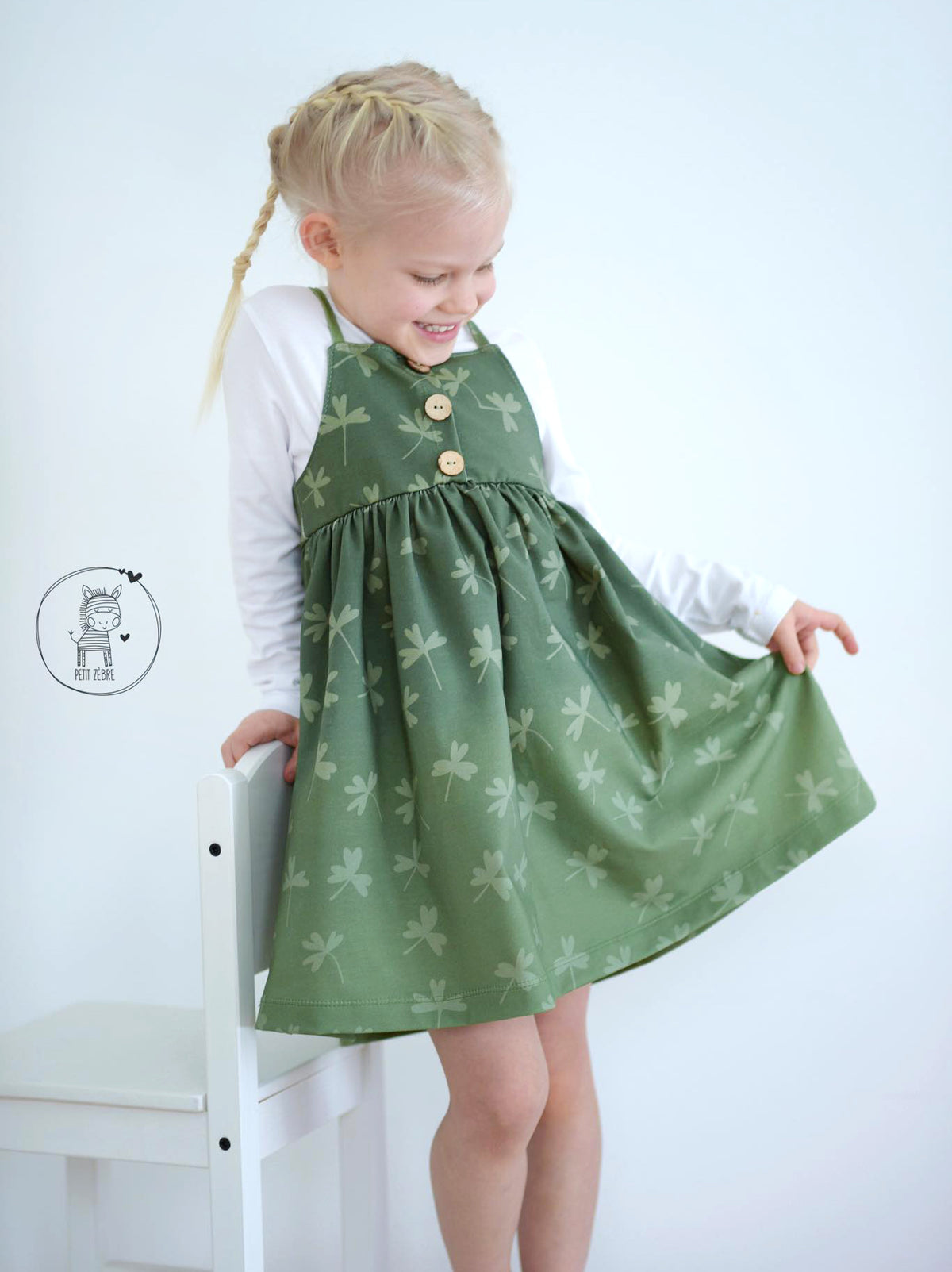 Jersey-Stoff "Swirled #sage" (0,25m)