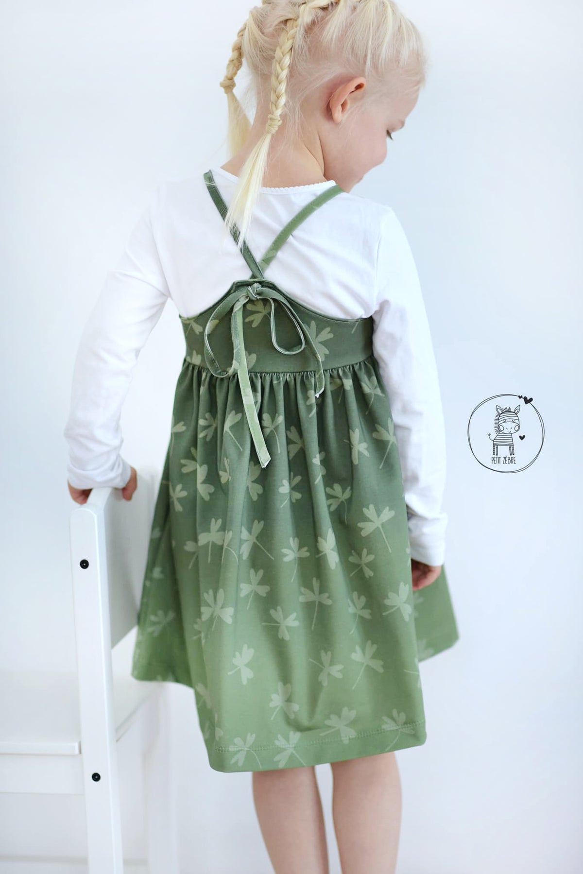 Jersey-Stoff "Swirled #sage" (0,25m)
