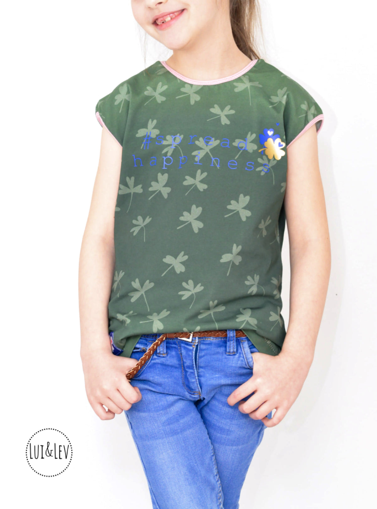 Jersey-Stoff "Swirled #sage" (0,25m)