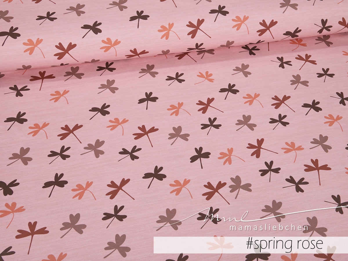 Jersey-Stoff "swirled #spring rose" (0,5m)