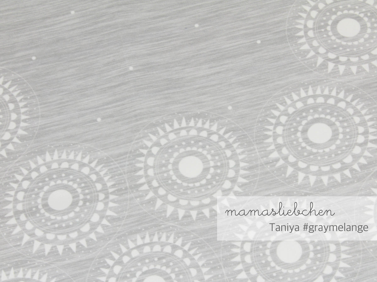 Jersey-Stoff "taniya #gray melange" (1Panel, ca. 1,0m)