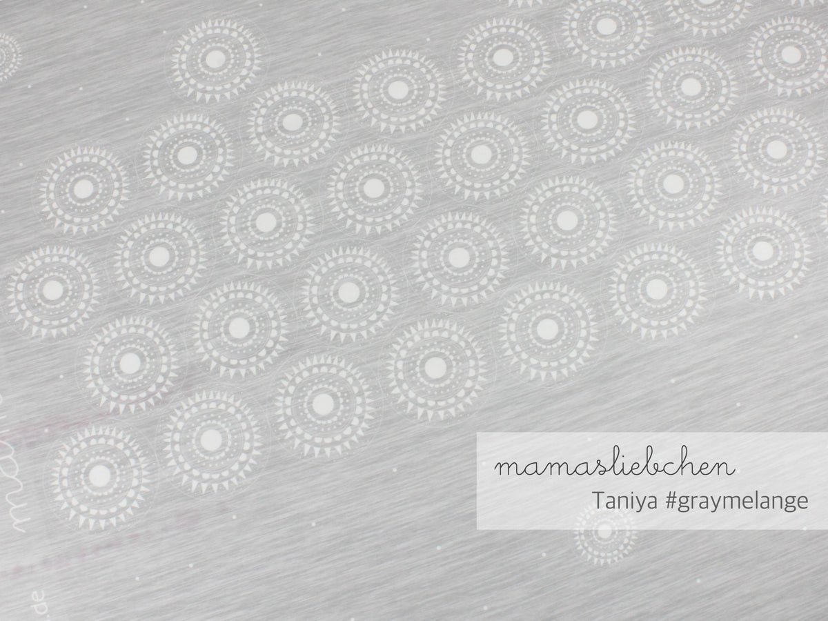 Jersey-Stoff "taniya #gray melange" (1Panel, ca. 1,0m)