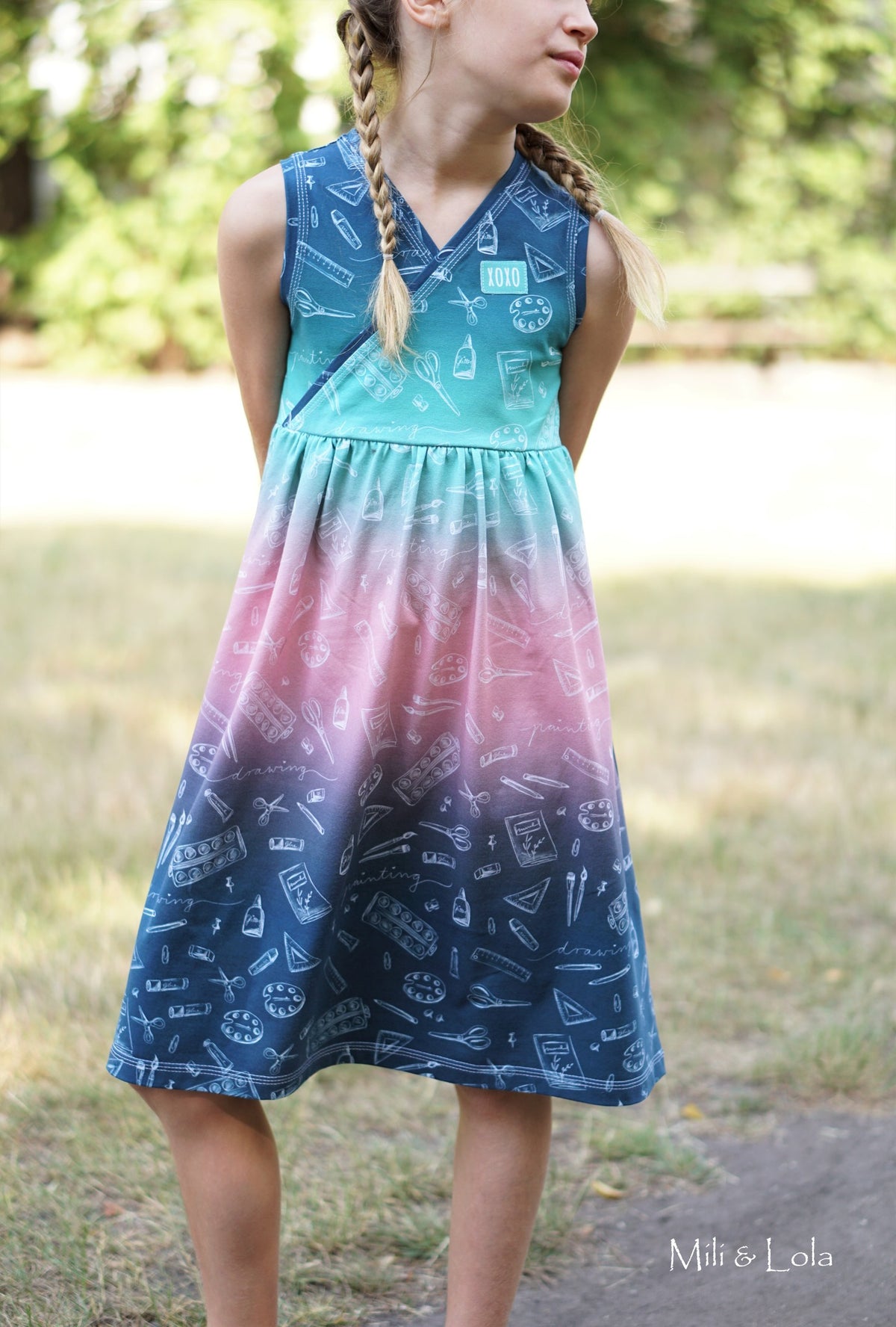 Jersey-Stoff "this is art #night mint" (0,25m)