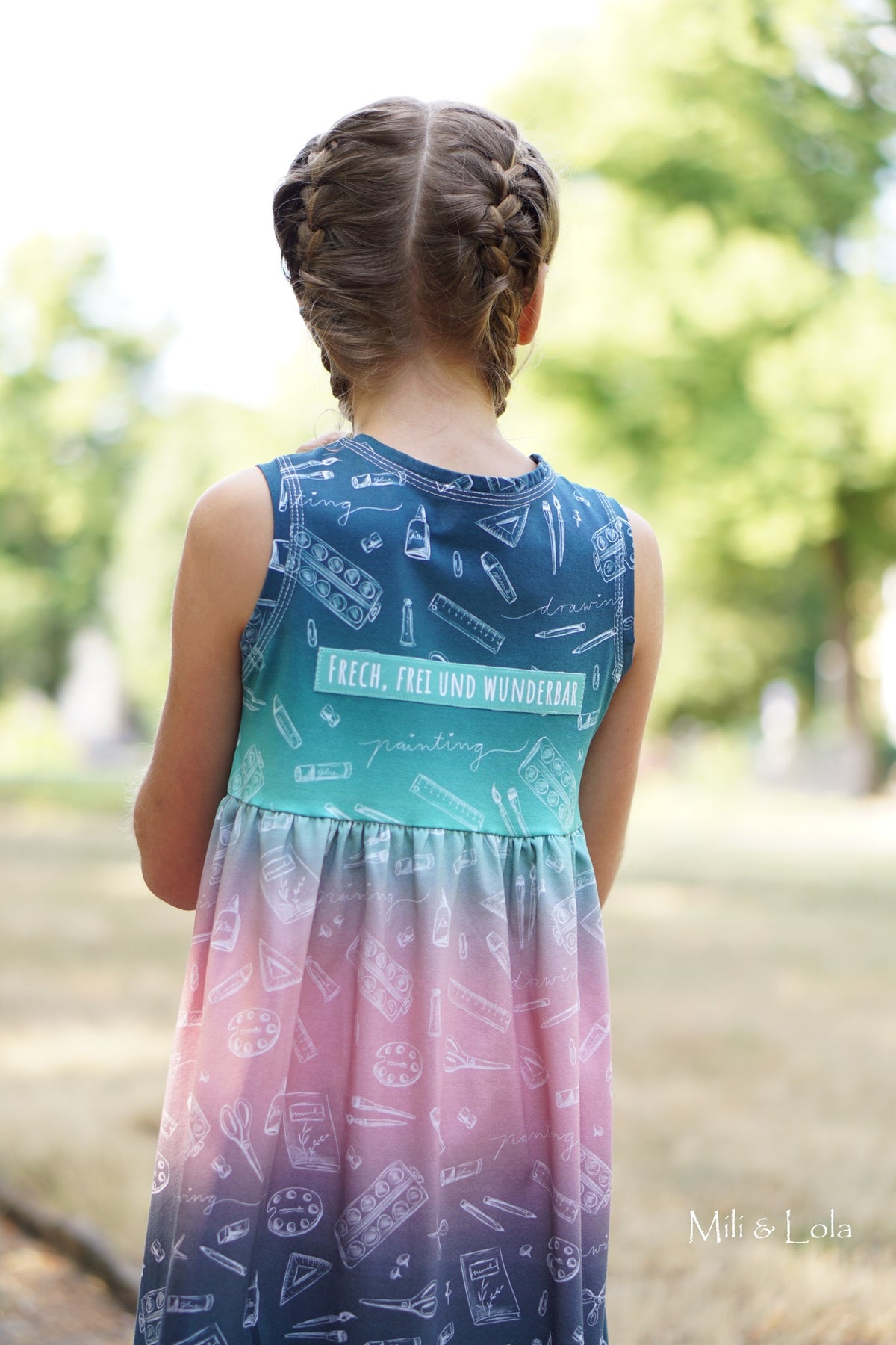 Jersey-Stoff "this is art #night mint" (0,25m)