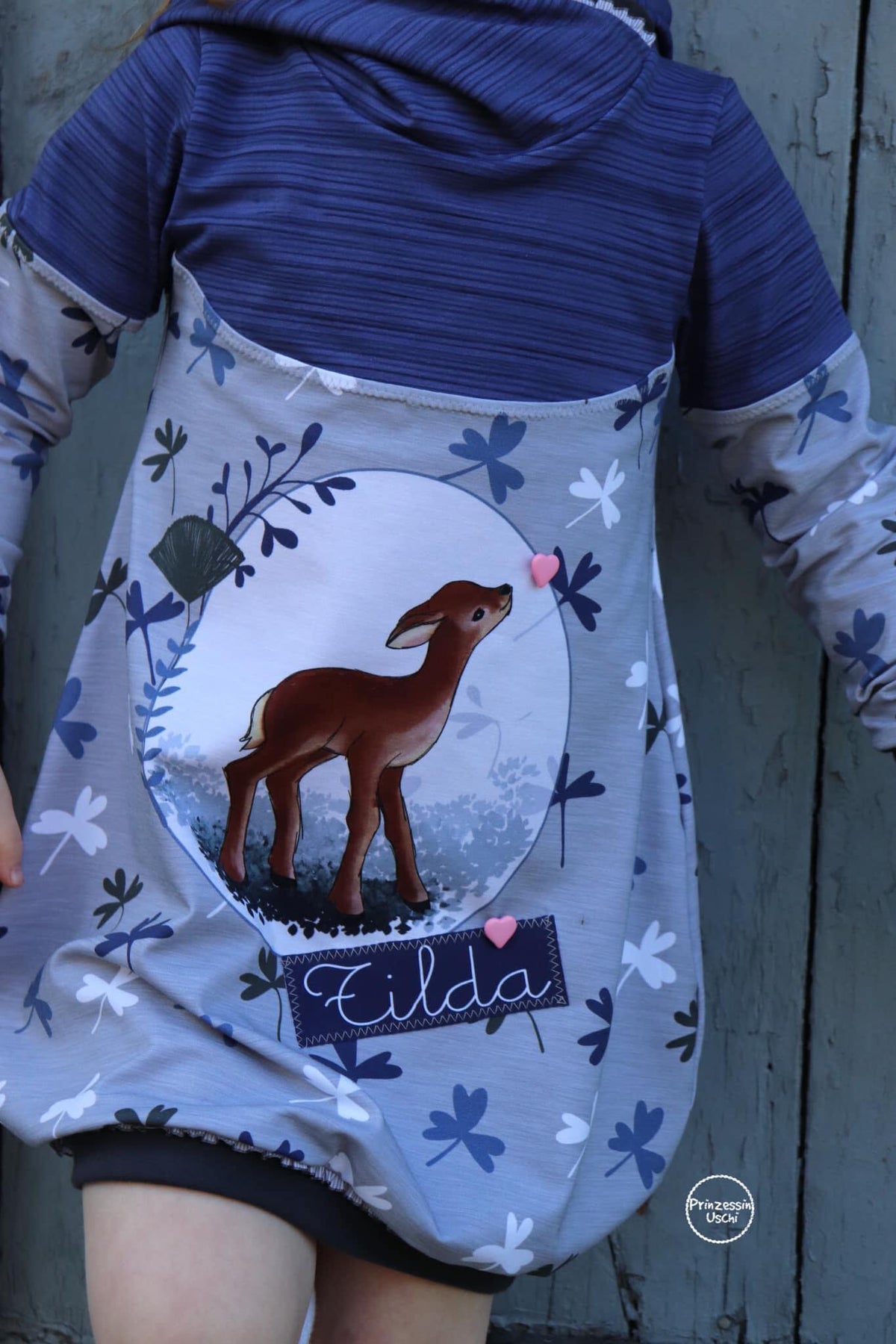 Jersey-Stoff "tilda #cold" (1 Panel, ca 0,8m)
