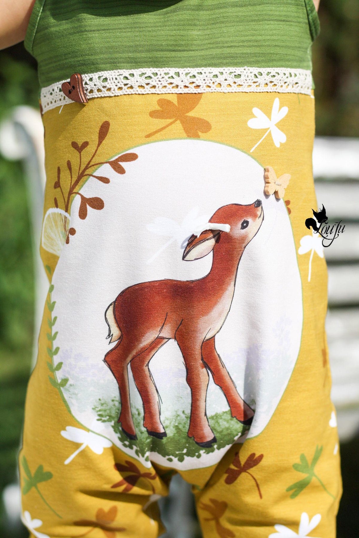 Jersey-Stoff "tilda #forest" (1 Panel, ca 0,8m)