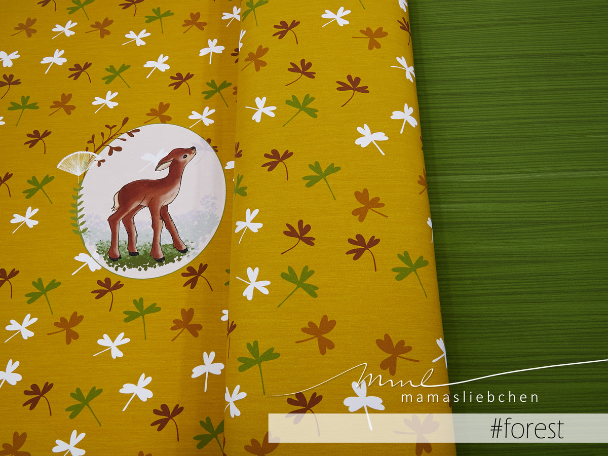 Jersey-Stoff "tilda #forest" (1 Panel, ca 0,8m)