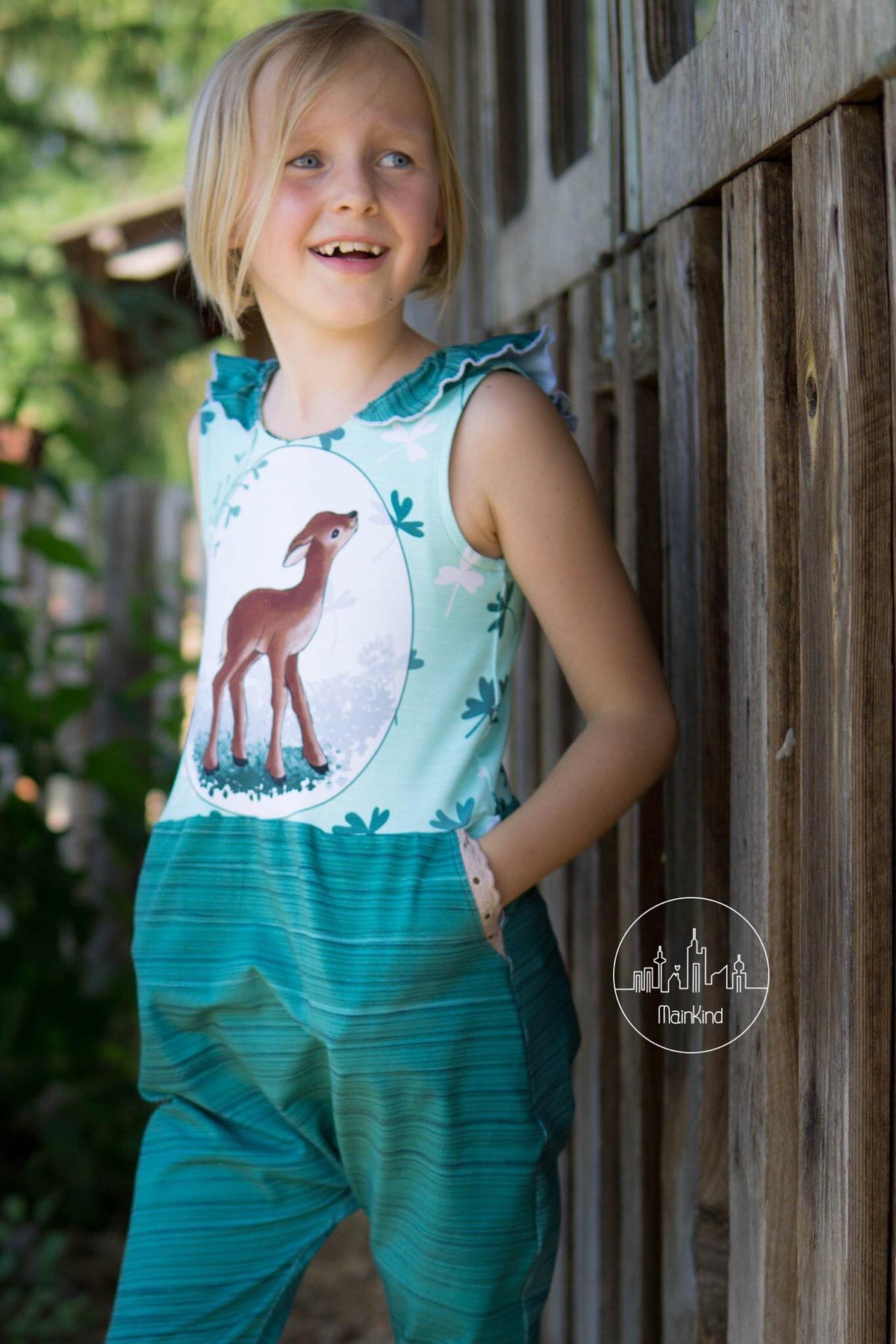 Jersey-Stoff "tilda #teal" (1 Panel, ca 0,8m)