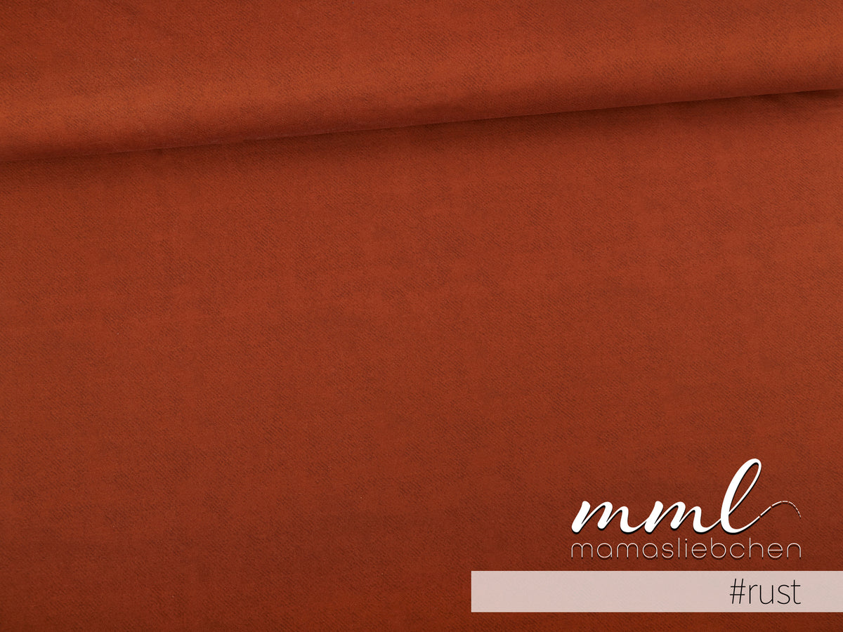 Jersey-Stoff "Used #rust" (0,25m)