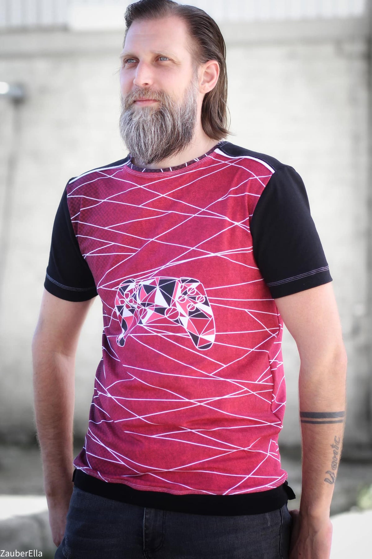 Jersey-Stoff "Vicco`ol #pink" (1Panel/ ca.0,80m)