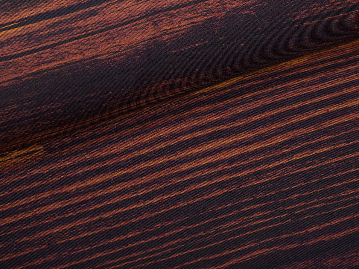 Jersey-Stoff "viking wood #cinnamon" (0,5m)