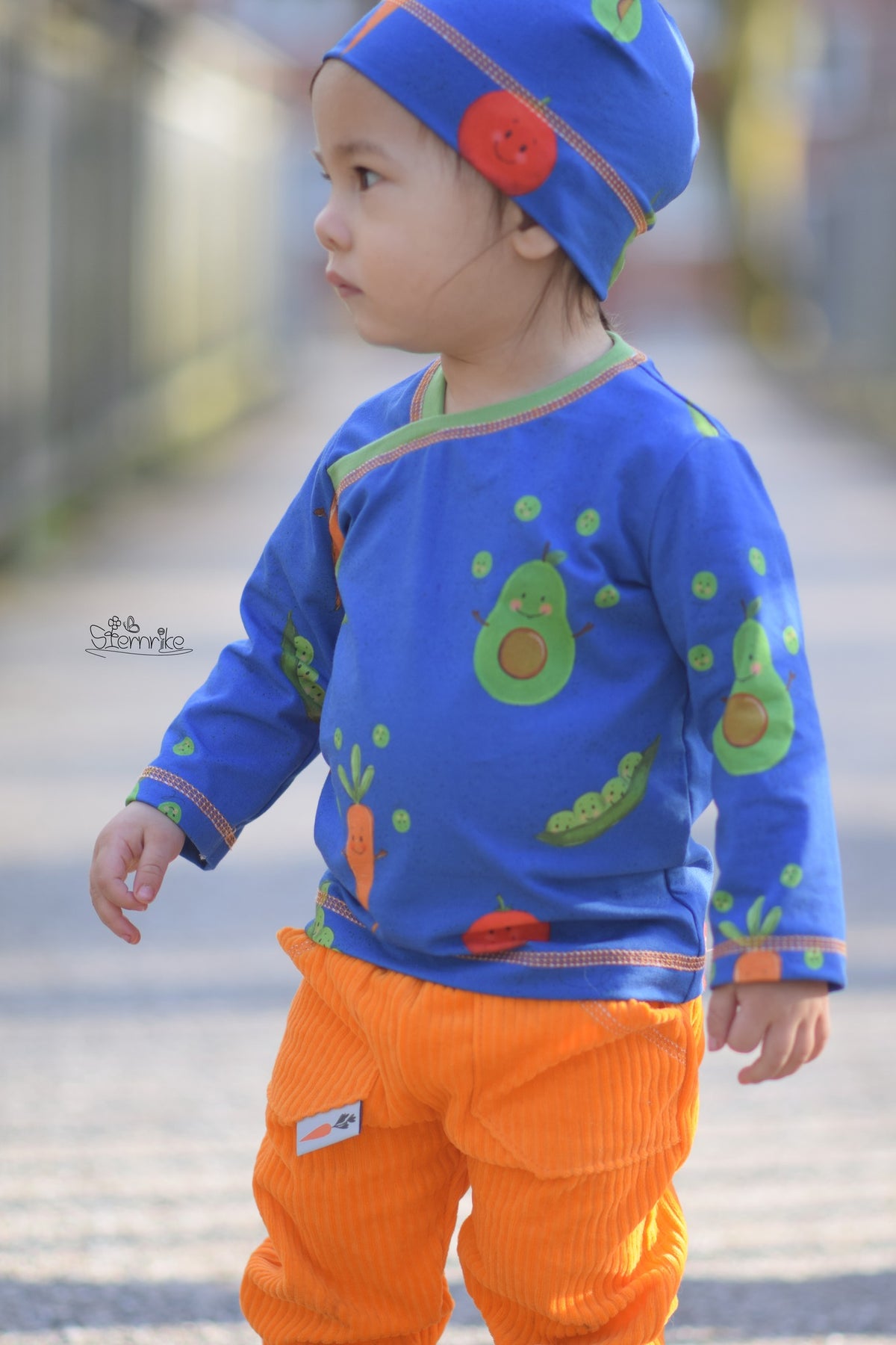 Jersey-Stoff "Vitaminchen #ocean" (0,25m)