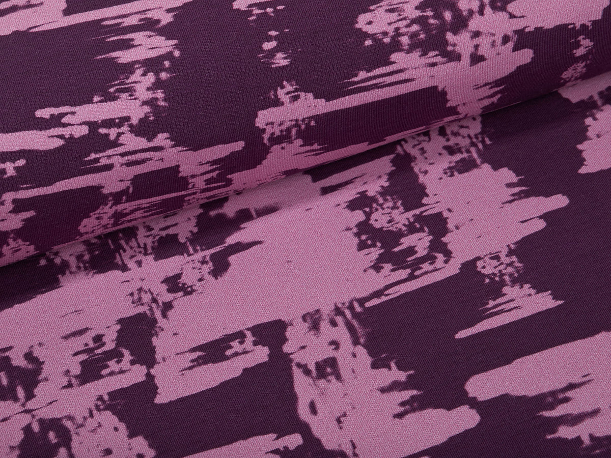 Jersey-Stoff "Wall #lilac" (0,25m)