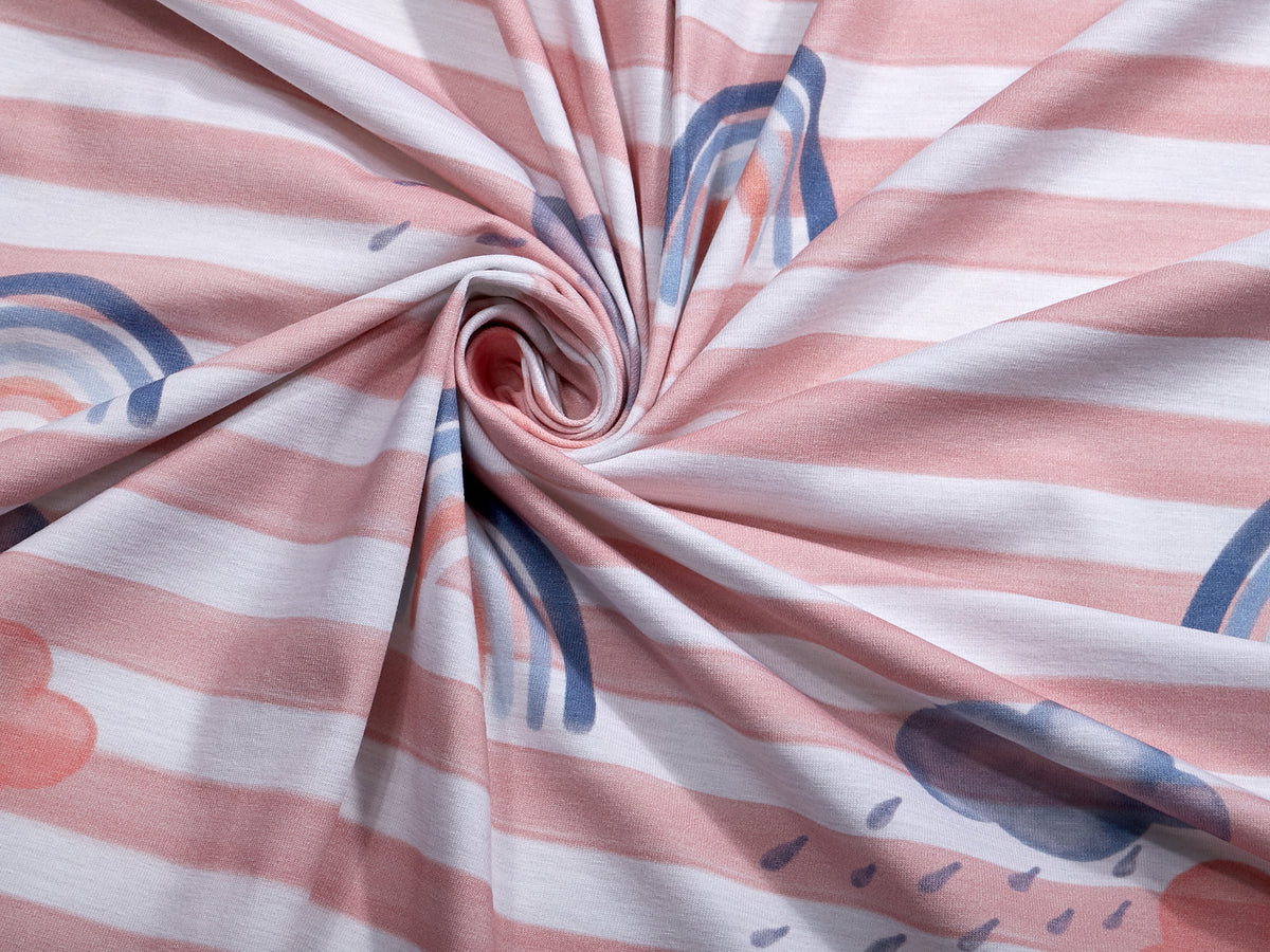 Jersey-Stoff "weather #rose" (0,25m)
