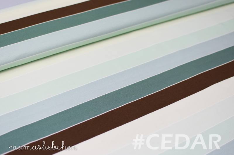 Jersey-Stoff "widestripes #cedar" (0,5 Meter)