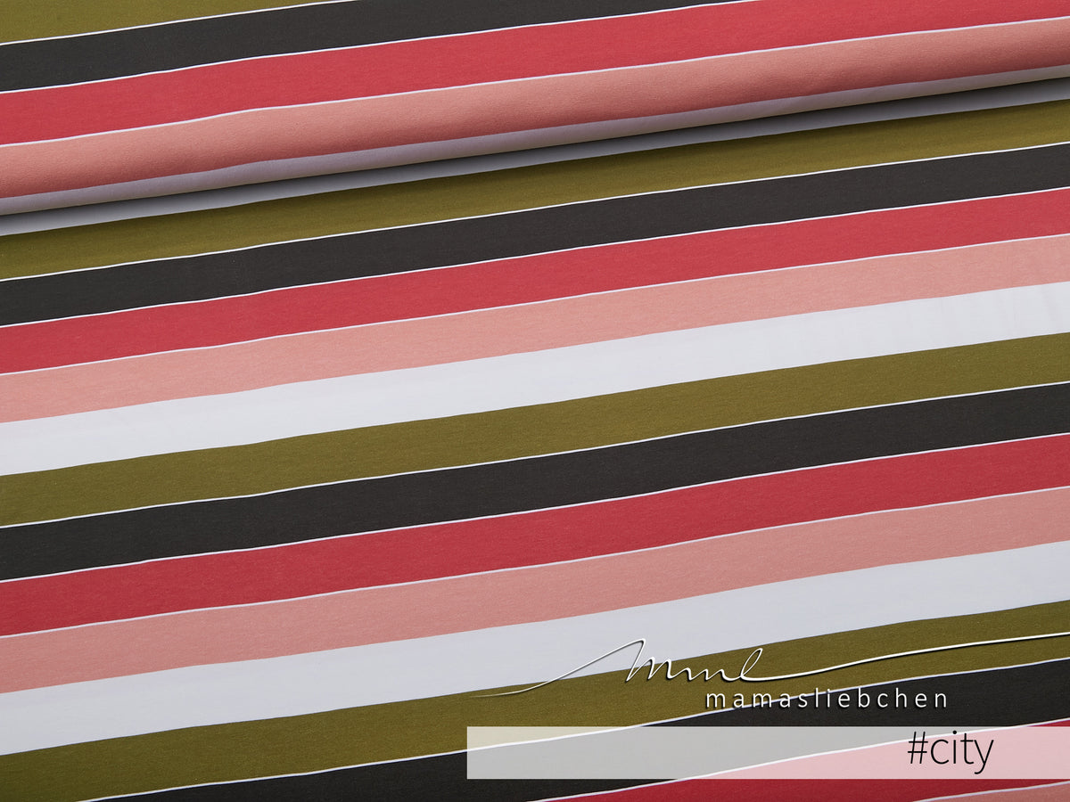 Jersey-Stoff "Widestripes #city" (0,25m)