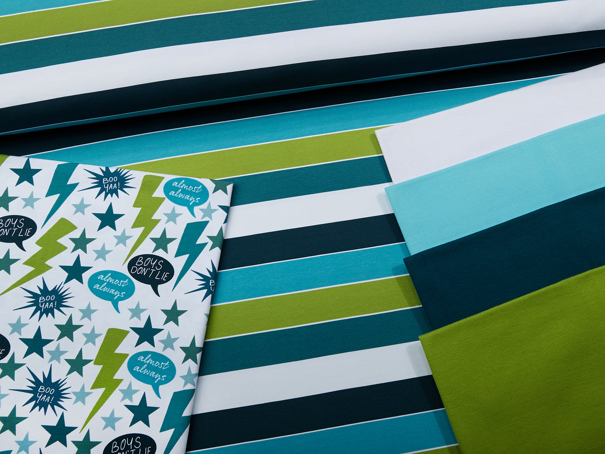 Jersey-Stoff "Widestripes #crazy" (0,5 m)