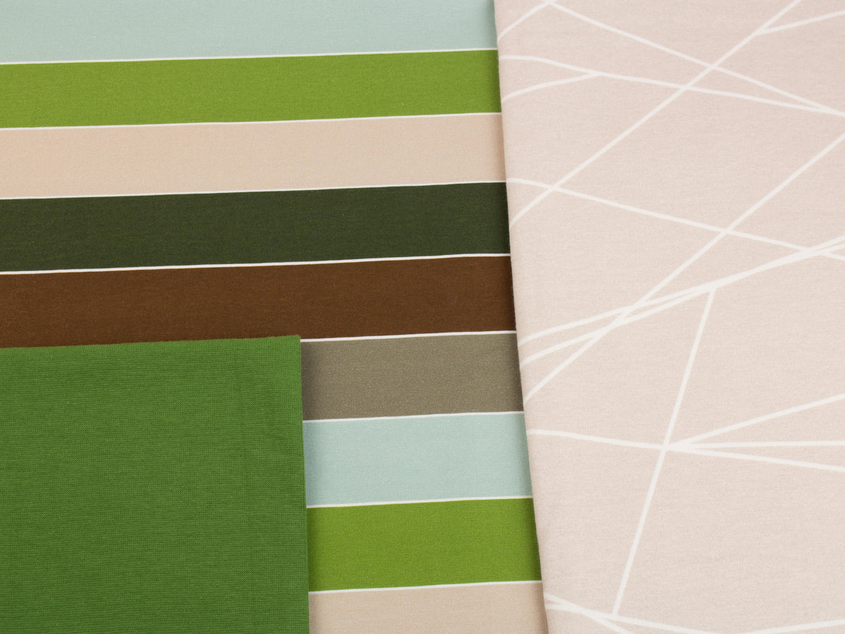Jersey-Stoff "widestripes #fir" (0,25 Meter)